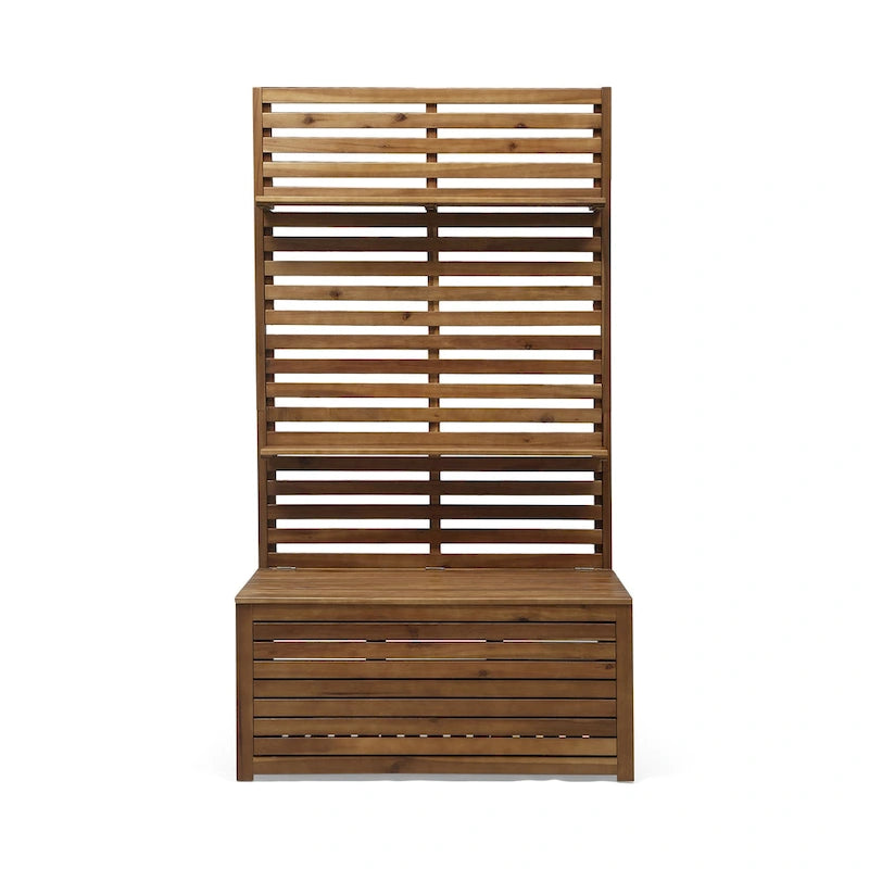 Banc de rangement multifonctionnel moderne avec porte-manteau