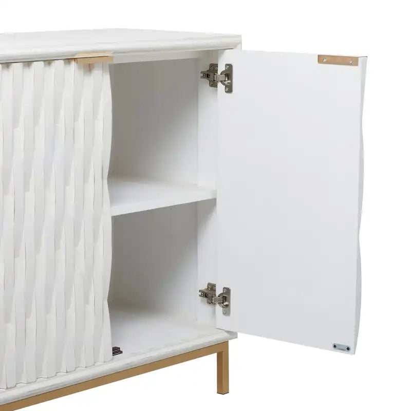 Meuble Contemporain en Bois Blanc