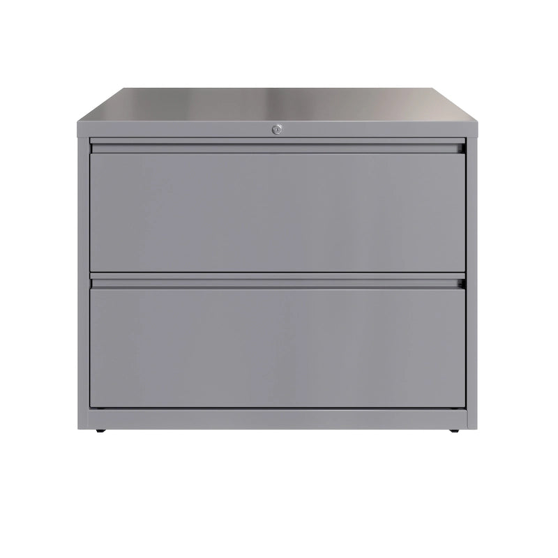 Classeur latéral 2 tiroirs de 91,4 cm de large, série 8000, anthracite