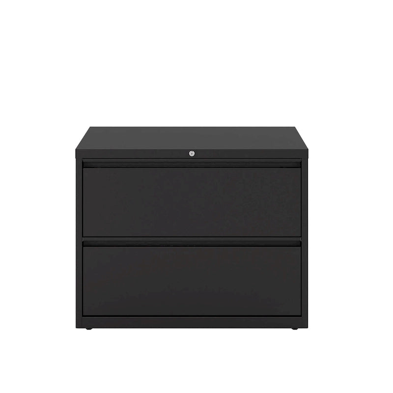 Classeur latéral 2 tiroirs de 91,4 cm de large, série 8000, anthracite