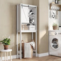 Meuble de rangement pour salle de bain, économiseur d'espace au-dessus des toilettes, étagère de rangement pour salle de bain - Voir l'image