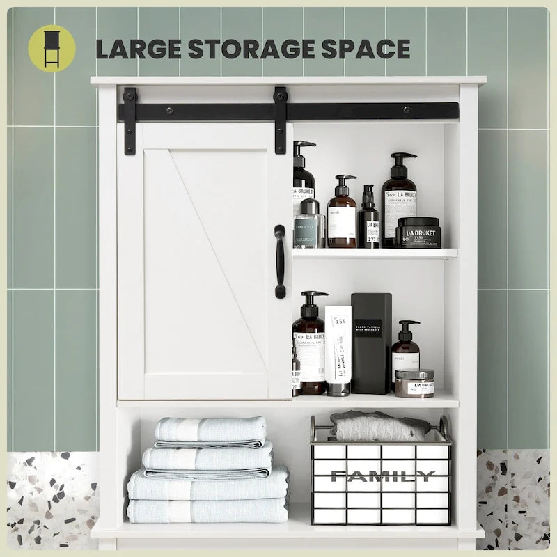 Meuble de rangement pour salle de bain, économiseur d'espace au-dessus des toilettes, étagère de rangement pour salle de bain - Voir l'image