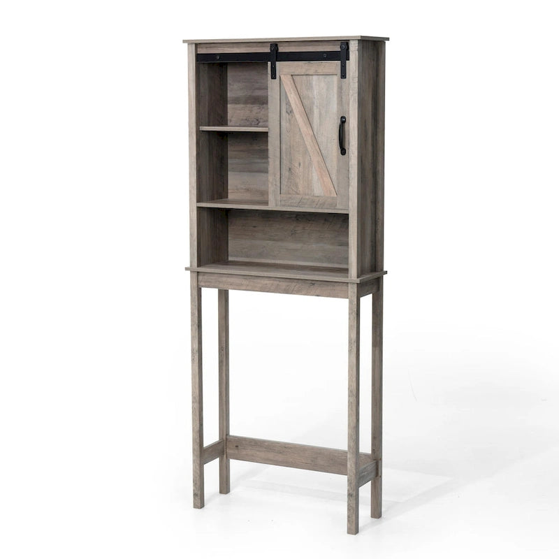 Meuble de rangement pour salle de bain, économiseur d'espace au-dessus des toilettes, étagère de rangement pour salle de bain - Voir l'image