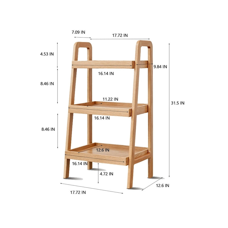Banc de rangement à 3 niveaux