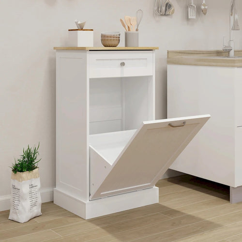 Meuble poubelle coulissant 1 tiroir, 1 compartiment – Meuble poubelle de cuisine