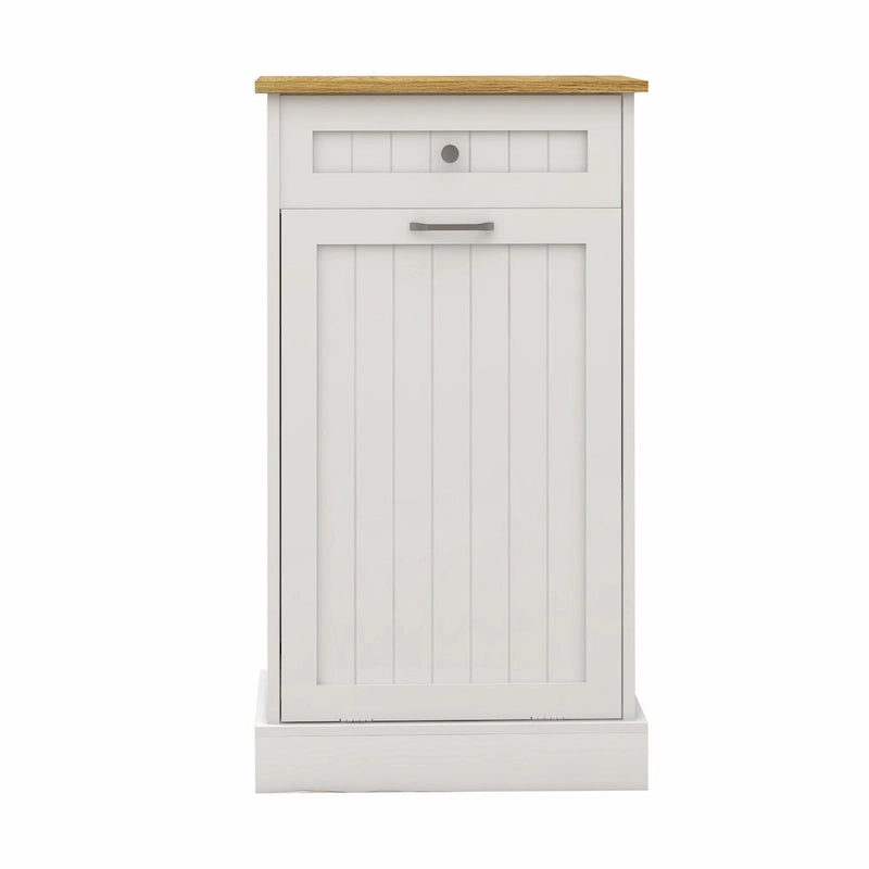 Meuble poubelle coulissant 1 tiroir, 1 compartiment – Meuble poubelle de cuisine