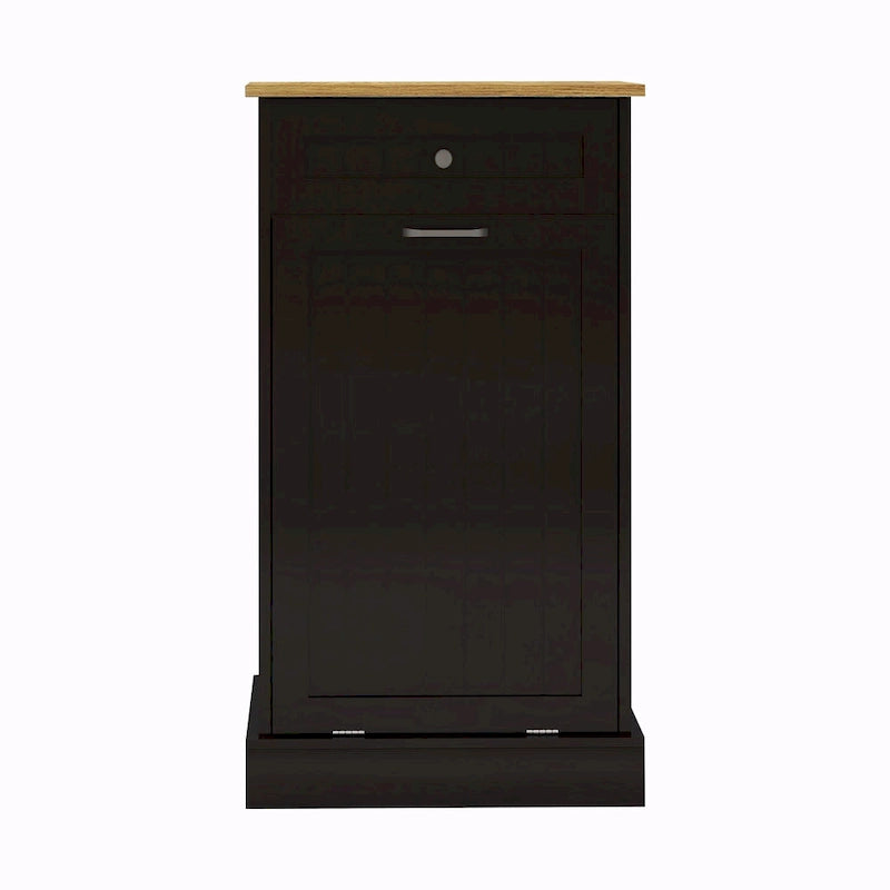Meuble poubelle coulissant 1 tiroir, 1 compartiment – Meuble poubelle de cuisine
