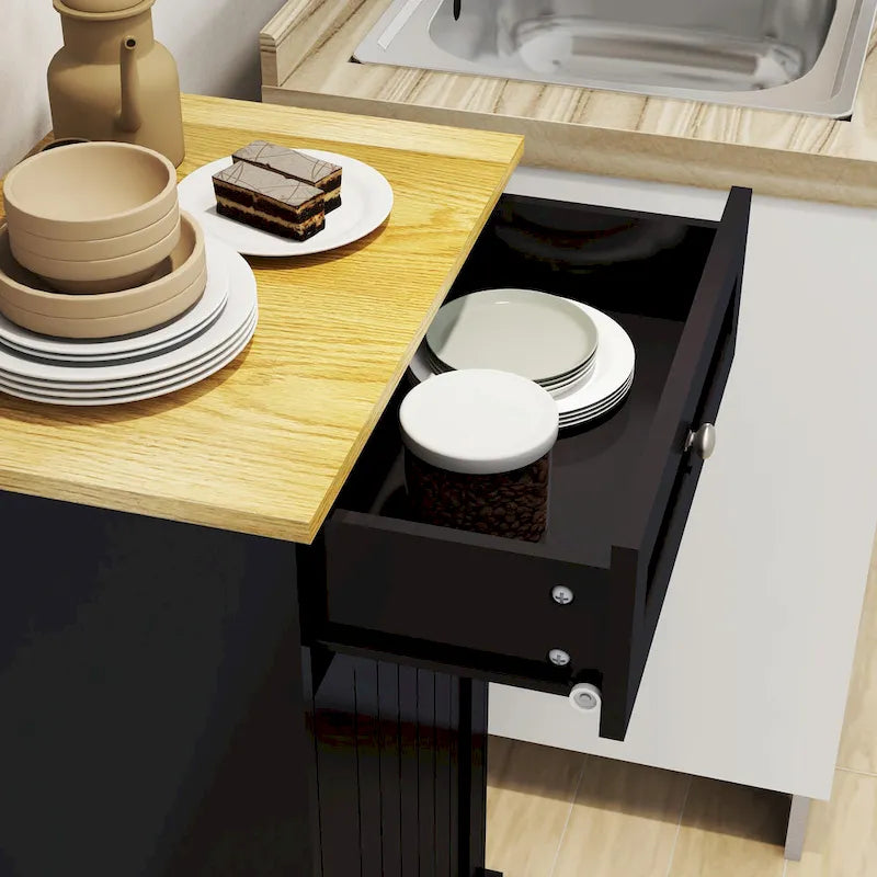 Meuble poubelle coulissant 1 tiroir, 1 compartiment – Meuble poubelle de cuisine