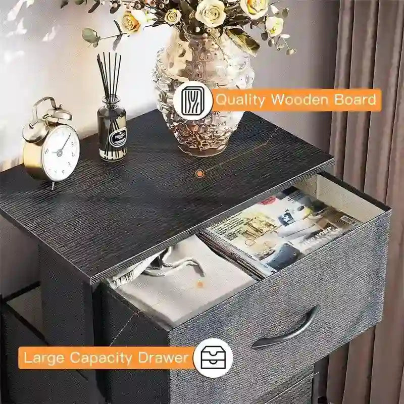 Petite Commode en Tissu - 11,73P x 15,74L x 31,77H