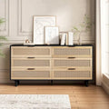 Meuble de rangement moderne en rotin, tiroir en rotin, pour chambre à coucher, salon