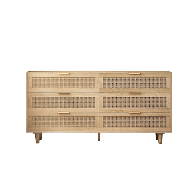 Meuble de rangement moderne en rotin, tiroir en rotin, pour chambre à coucher, salon
