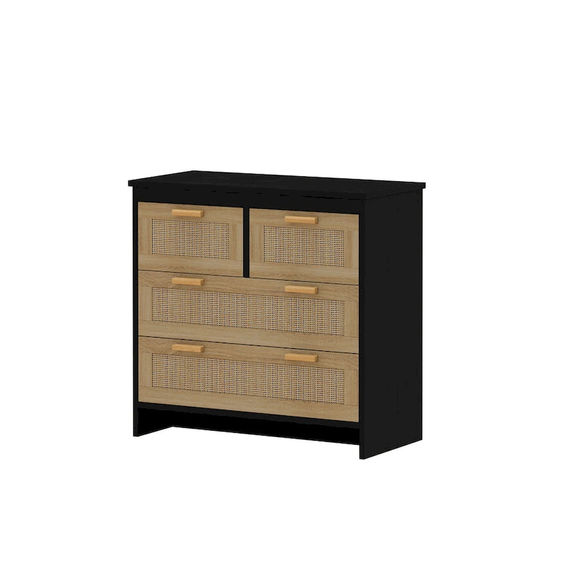 Meuble de rangement moderne en rotin, tiroir en rotin, pour chambre à coucher, salon