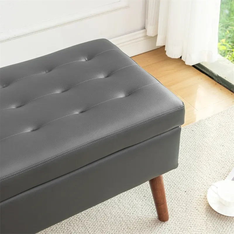 Banc de rangement pour bout de lit, banc de pied de lit