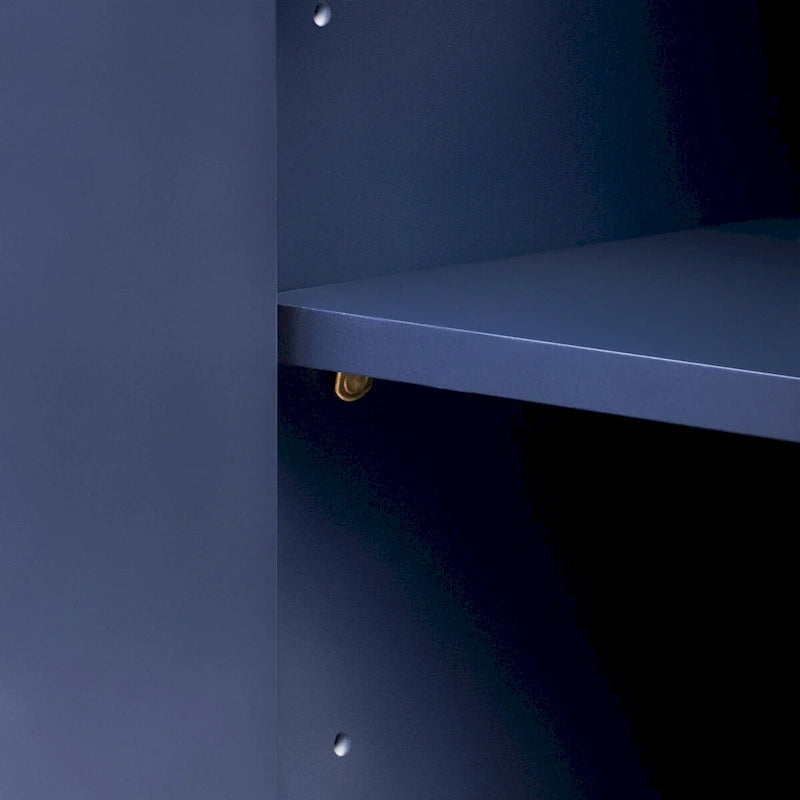 Buffet d'angle incurvé de 60" avec étagères réglables