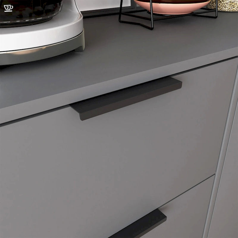 Meuble de rangement avec 3 tiroirs et étagère réglable, porte