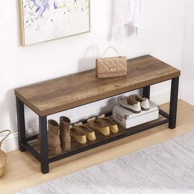Banc d'entrée industriel – 35,5 P x 110 L x 45,7 H cm