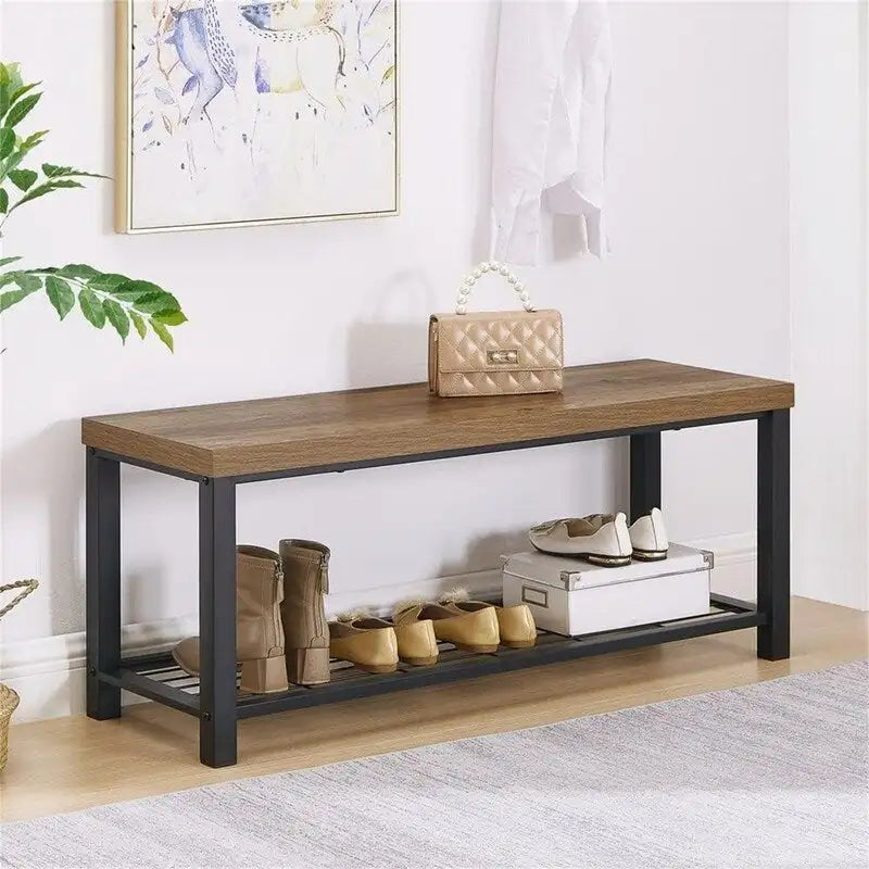 Banc d'entrée industriel – 35,5 P x 110 L x 45,7 H cm