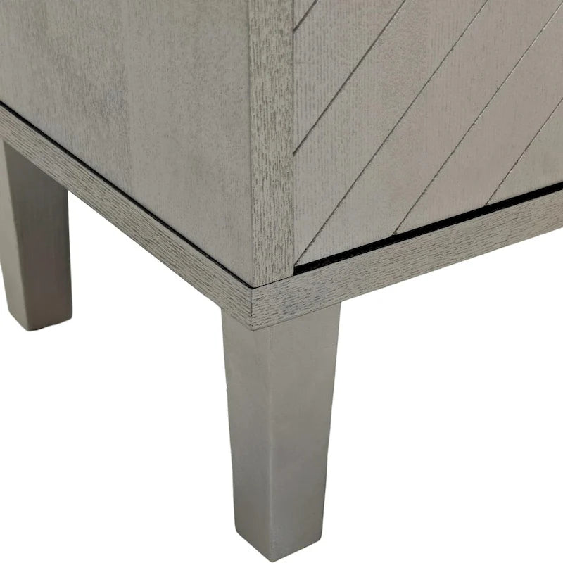 Armoire de rangement à 4 portes élégante et fonctionnelle