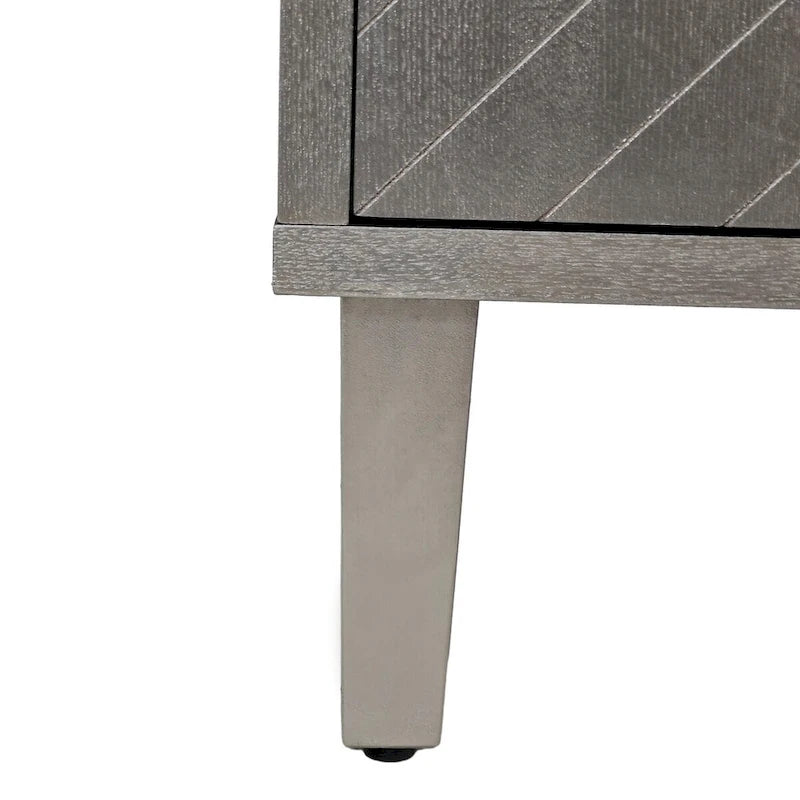 Armoire de rangement à 4 portes élégante et fonctionnelle