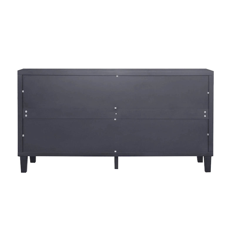 Armoire d'appoint 4 portes en bois buffet de rangement