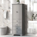 Armoire de rangement avec 2 portes et 4 tiroirs