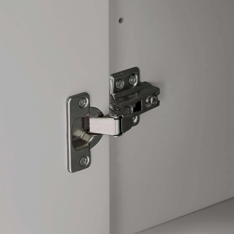 Armoire de rangement avec 2 portes et 4 tiroirs