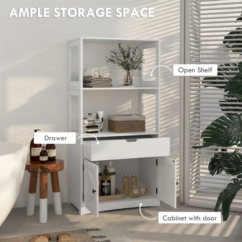 Meuble bas de salle de bain style ferme