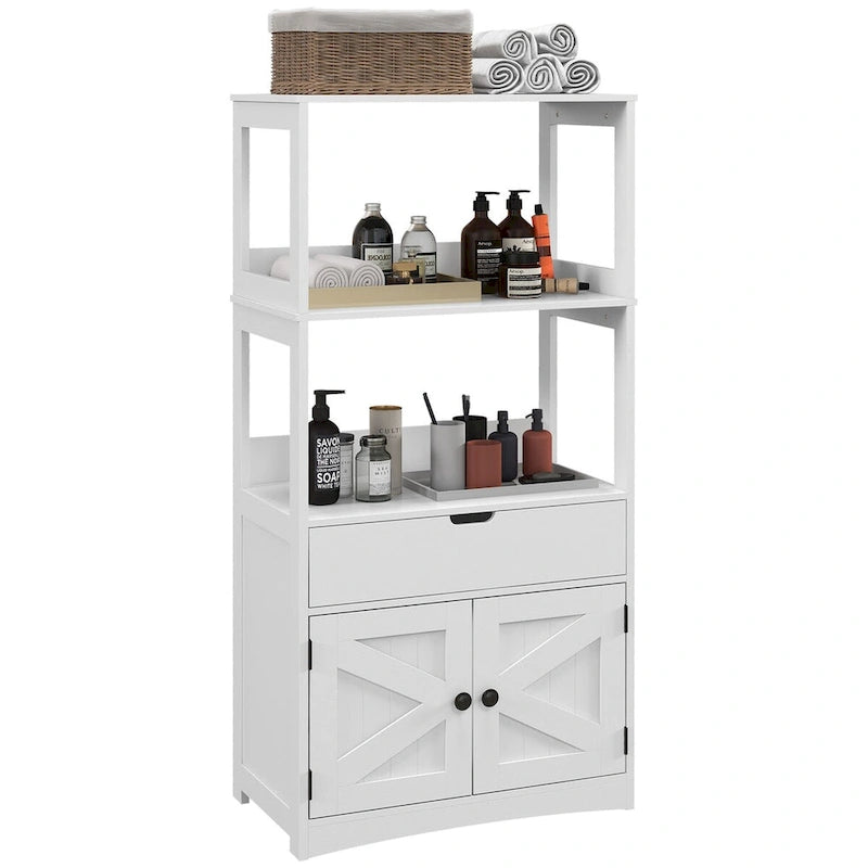 Meuble bas de salle de bain style ferme