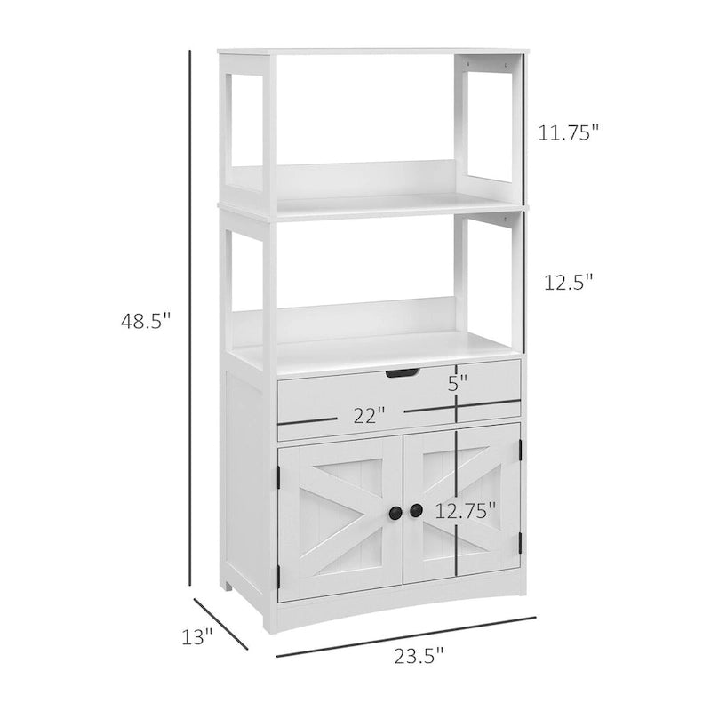 Meuble bas de salle de bain style ferme