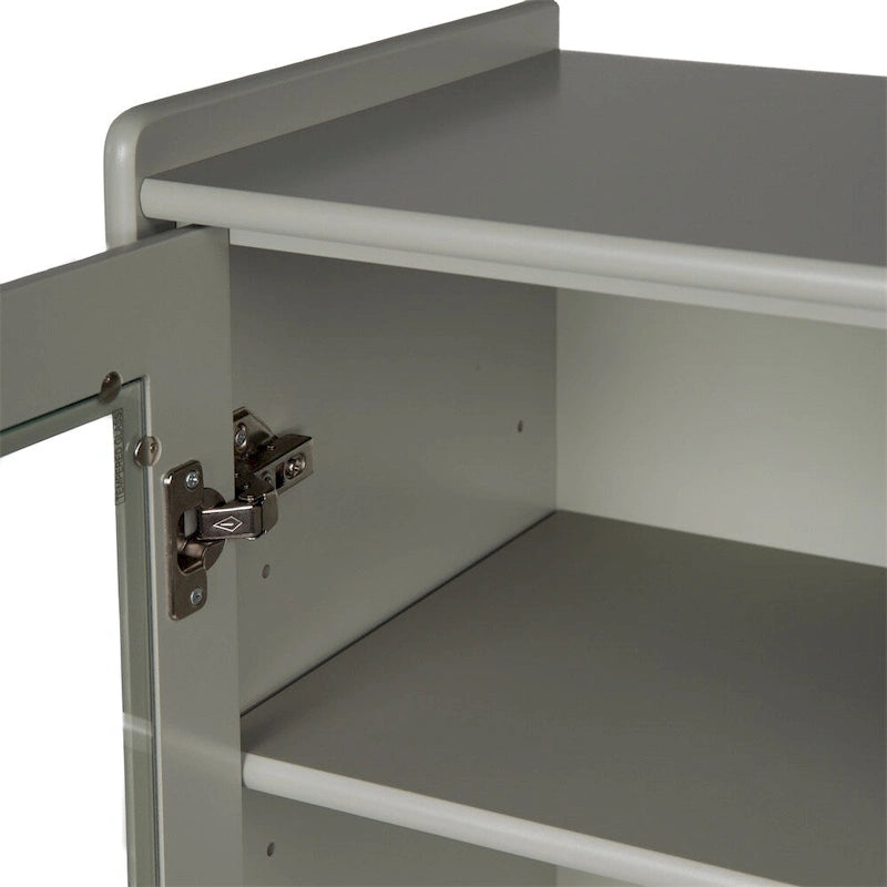 Meuble de rangement de salle de bain avec étagères réglables