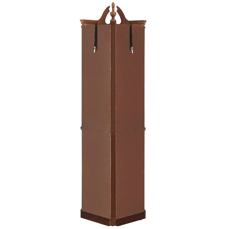 Vitrine d'angle Curio avec lumières (ampoule E26 non incluse)