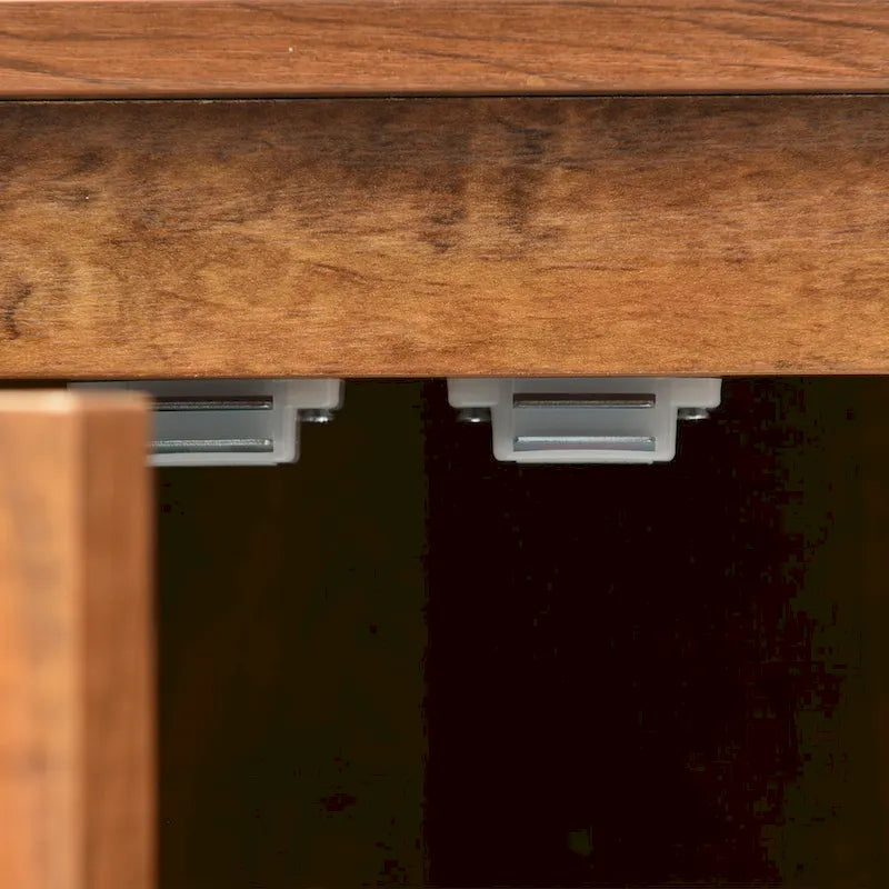 Meuble de rangement d'angle pour salle de bain avec étagères réglables